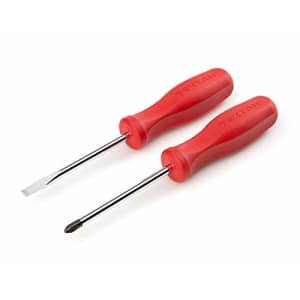 TEKTON Hard-Handle Screwdriver Set, 2-Piece (#2, 1/4 in.) | DRV42001 for $10