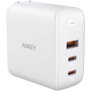 Aukey Omnia 90W 3-Port USB-C PD Wall Charger for $40