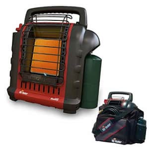 Mr. Heater F232000 Portable Buddy Heater with Portable Buddy Carry Bag Bundle (2 Items) for $130