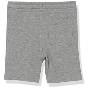 Nautica Boys' Little Solid Pull-On Short, Medium Grey Heather Fleece, 4 for $11