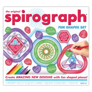 Kahootz Spirograph Fun Shapes Set for $15