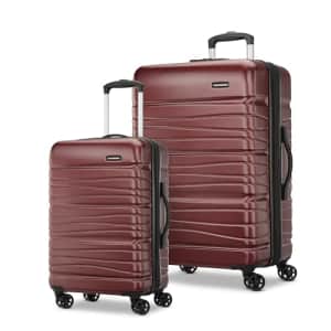 Samsonite Evolve SE Hardside Expandable Luggage with Spinners | Matt Burgundy | 2PC SET for $289 Samsonite Evolve SE Hardside Expandable Luggage with Spinners | Matt Burgundy | 2PC SET for $289
