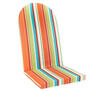 BrylaneHome Adirondack Chair Cushion Patio Seat Padding, Covert Breeze Orange for $81