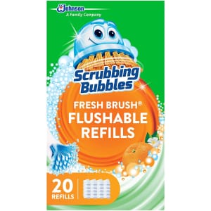 Scrubbing Bubbles Fresh Brush Flushable Refill 20-Pack for $7 via Sub & Save