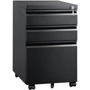 3 Drawer Mobile File Cabinet with Lock for $140