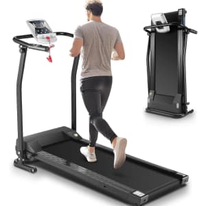 Ancheer Foldable Treadmill for $165