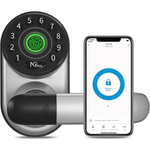NGTeco Smart WiFi Lock with Reversible Handle for $78