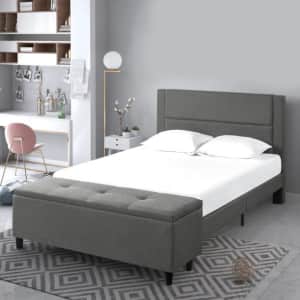 Zinus Wanda Upholstered Platform Bed w/ Storage Bench from $331 Zinus Wanda Upholstered Platform Bed w/ Storage Bench from $331
