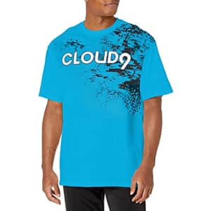PUMA Men's Cloud9 Graphic T-Shirt, BLEU Azur, Small for $14