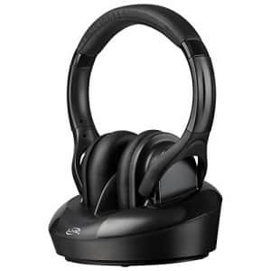 iLive Radio Frequency Wireless Headphones with Transmitter/Charging Dock, Black (IAHRF79B) for $59