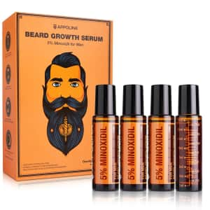 Appolina Men's 5% Minoxidil Beard Growth Serum for $9