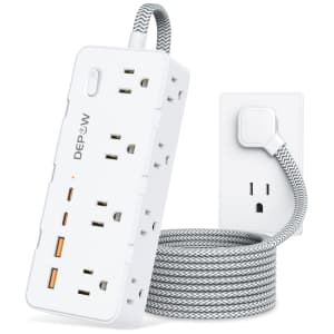 Depow Power Strip Surge Protector From $11