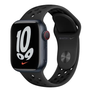 Apple Watch Nike Series 7 41mm GPS + Cellular Smartwatch for $299