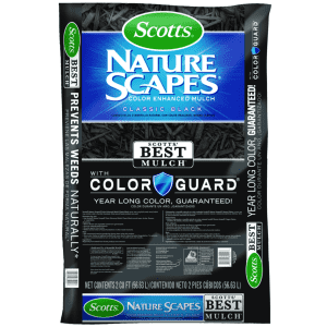 Scotts Nature Scapes Color-Enhanced Mulch 2-Cu. Ft. Bag for $4