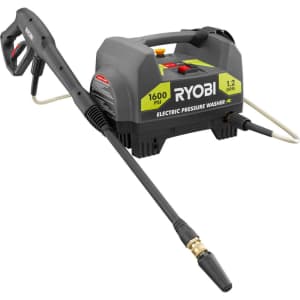 Ryobi 1,600 PSI 1.2 GPM Electric Pressure Washer for $68 Ryobi 1,600 PSI 1.2 GPM Electric Pressure Washer for $68