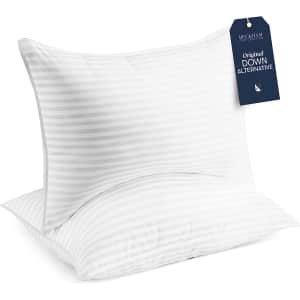Beckham Hotel Collection Queen Bed Pillows 2-Pack for $29 Beckham Hotel Collection Queen Bed Pillows 2-Pack for $29
