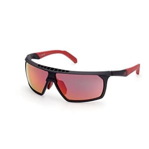 Sunglasses Adidas Sport SP 0030 02L Matte Black/Roviex Mirror for $273