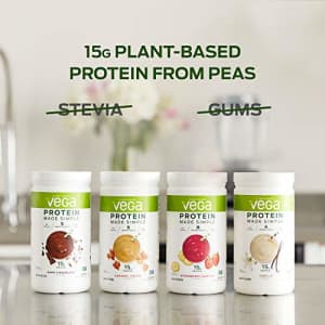 Vega Protein Made Simple - Caramel Toffee (10 Servings), 9.1 Oz - Delicious Plant Based Healthy for $13