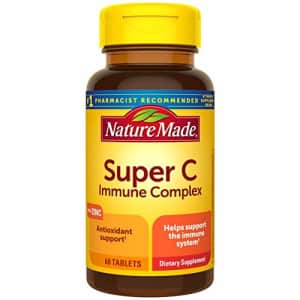 Nature Made Super C Immune Complex Tablets with Vitamin C, D and Zinc, 60 Tablets (Packaging May for $14