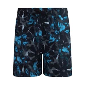 Kanu Surf Men's Standard Monaco Swim Trunks (Regular & Extended Sizes), Hydro Black/Aqua, XX-Large for $16