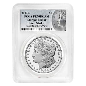2023-S Morgan Silver Dollar Proof Coin for $108
