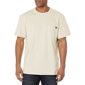 Dickies Men's Short Sleeve Heavyweight T-Shirt, Natural, 2X for $17