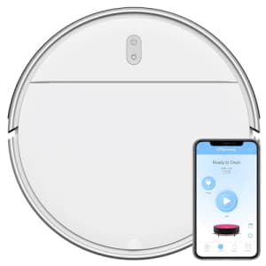 bObsweep Leaf Robotic Vacuum Cleaner, Edelweiss for $175