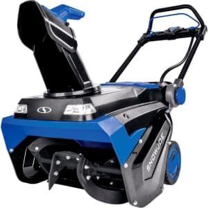 Snow Joe 24V Single Stage Cordless Brushless Electric Snow Blower for $300