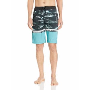 Rip Curl Men's Mapped Islanders Boardshorts, Black, 44 for $39