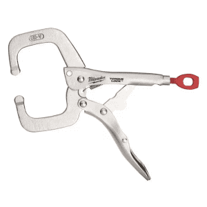 Milwaukee 6" Torque Lock Locking C-Clamp with Regular Jaws for $15 Milwaukee 6" Torque Lock Locking C-Clamp with Regular Jaws for $15