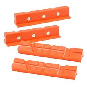 POWERTEC 71107-P2 6" Magnetic Vise Jaw Pads, Soft Vise Jaws for Bench Vise, Milling Vise and Drill for $19