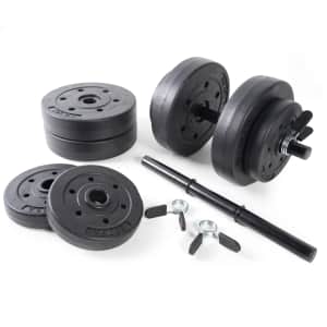 Gold's Gym 40-lb. Vinyl Weight Set for $20 Gold's Gym 40-lb. Vinyl Weight Set for $20
