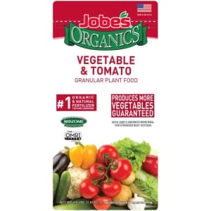 Jobe's Organics Vegetable & Tomato Fertilizer 4-lb. Bag for $8