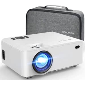 DBPower Mini Projector with Carry Case for $100