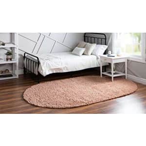 Unique Loom Davos Shag Collection Modern Luxuriously Soft & Cozy Shag Area Rug (3' 3 x 5' 3 Oval, for $49 Unique Loom Davos Shag Collection Modern Luxuriously Soft & Cozy Shag Area Rug (3' 3 x 5' 3 Oval, for $49