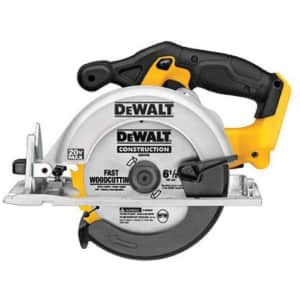 DeWalt 20V Max Li-ion 6-1/2" Circular Saw (No Battery) for $99
