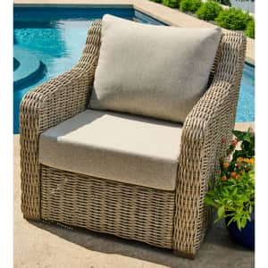 Better Homes and Gardens 2-Piece Deep Seat Cushion and Chair Set for $49
