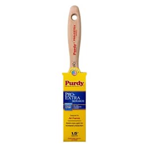 Purdy 144234715 Pro-Extra Monarch Flat Trim Paint Brush, 1-1/2 inch for $12