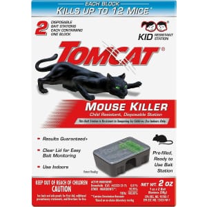 Tomcat Mouse Killer Bait Station 2-Pack for $4