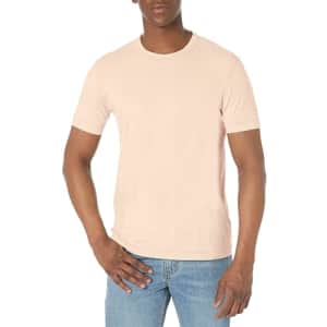 BOSS Men's Tokks Center Logo Regular Fit T-Shirt, Peach Puree for $20
