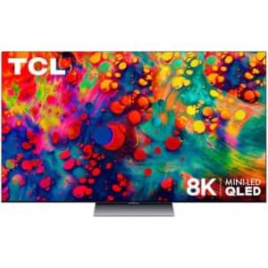 TCL 6-Series 65R648 65" 8K HDR QLED UHD Smart Roku TV for $1,100