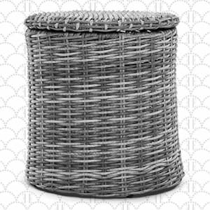 Elle Decor Vallauris Patio Outdoor Furniture Collection Premium All Weather Wicker, Storage Side for $112