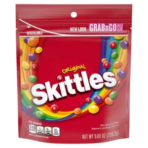 Skittles Original Candy 9-Oz. Bag for $2.08 via Sub & Save Skittles Original Candy 9-Oz. Bag for $2.08 via Sub & Save
