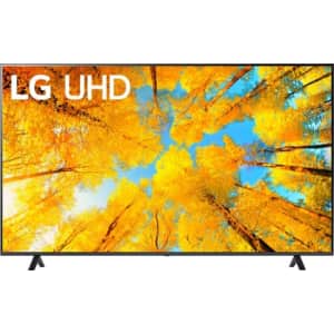 LG UQ75 Series 75UQ7590PUB 75" 4K QLED HDR UHD Smart TV for $630