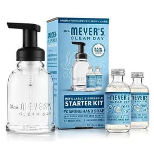 Mrs. Meyer's Clean Day Foaming Hand Soap Dispenser & Concentrate Starter Kit for $15 via Subscribe & Save