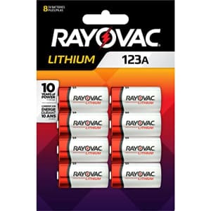 Rayovac 3V Batteries, Photo 3 Volt Battery Lithium, 8 Count for $24