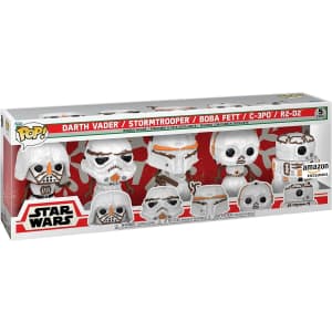 Funko Pop! Star Wars Holiday Snowman 5-Pack for $21