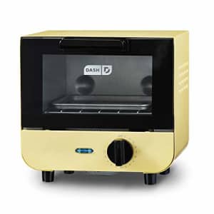 Dash DMTO100GBPY04 Mini Toaster Oven Cooker for Bread, Bagels, Cookies, Pizza, Paninis & More with for $30