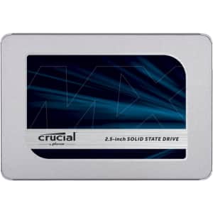 Crucial MX500 250GB 3D NAND SATA 2.5" Internal SSD for $50