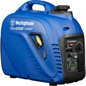 Westinghouse iGen2500 2,200/2,500-Watt Super Quiet Gas Powered Inverter Generator for $399 for members Westinghouse iGen2500 2,200/2,500-Watt Super Quiet Gas Powered Inverter Generator for $399 for members